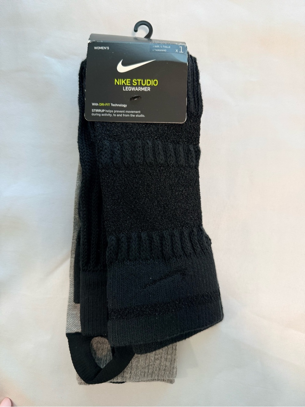 Nike Studio Legwarmers - Black with Gray Accent